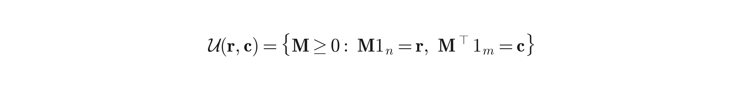 Transportation polytope