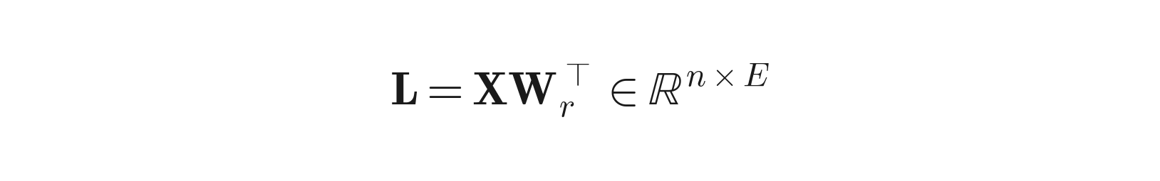 Router logits