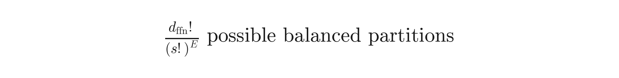 Combinatorial partition count